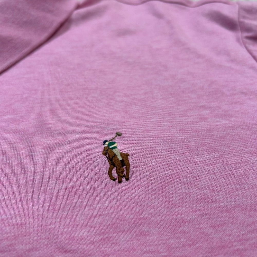 Polo Ralph Lauren Polo Shirt XXL Pink Classic Fit Soft Cotton Short Sleeve - Picture 9 of 9